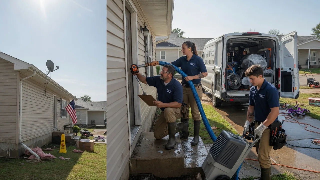 Ceiling Water Damage Restoration in Montgomery, PA near me